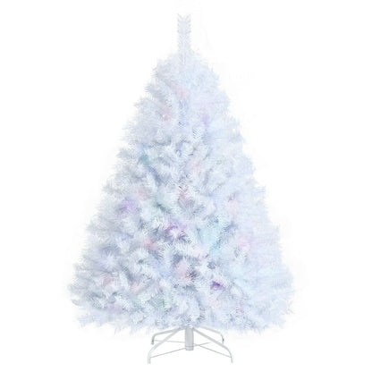 120 Cm White Artificial Christmas Tree with 244 Iridescent Branch Tips