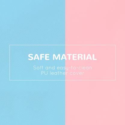 HOMCOM Soft Play Set Kids 2-piece Baby Foam Climber Climbing Indoor Block Toys Gross Motor Development for Toddlers 1-3 Years