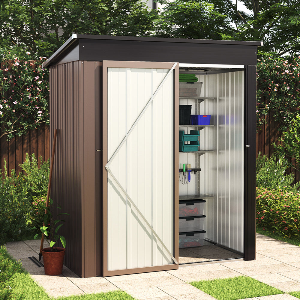 Steel Garden Tool Storage Shed