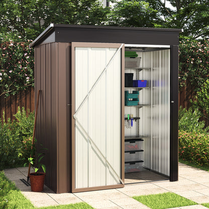 Steel Garden Tool Storage Shed