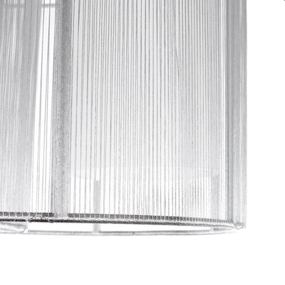 HOMCOM Modern Design Mini Style Flush Mount Ceiling Light with Flush Metal Finish Chandelier for Hallway, Dining Room, Living Room - White