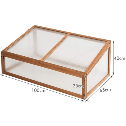 Wooden Cold Frame Greenhouse for Outdoor