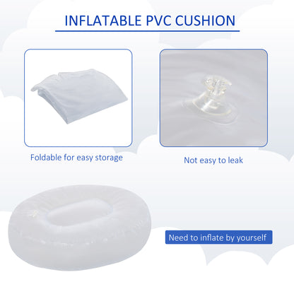 HOMCOM Swing Seat Hammock, ?70 x 150H cm-Blue 