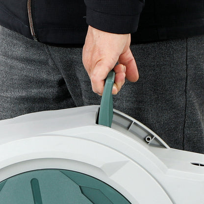 Outsunny Retractable Hose Reel Wall Mounted, 20+2m Garden Hose Pipe Reel with Lock, Auto Rewind, 7 in 1 Spray Nozzle, Includes Wall Fixings, 180° Swivel, Outdoor Watering, Light Grey