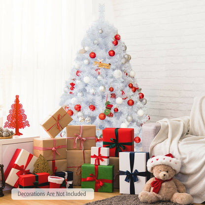 120 Cm White Artificial Christmas Tree with 244 Iridescent Branch Tips