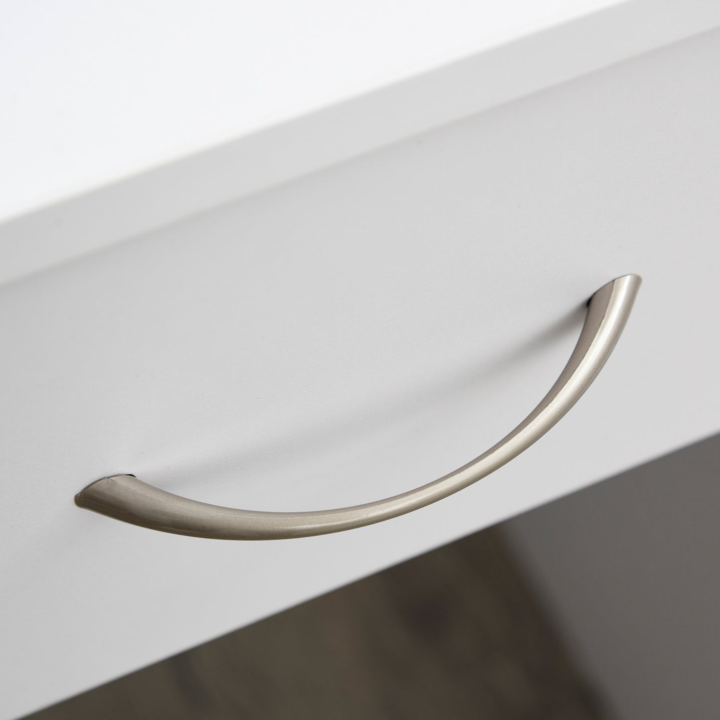 HOMCOM Computer Desk, Work Desk Table Study with Shelf Drawer, Study Table Storage Compartment, Writing Station Display Stylish Storage, White