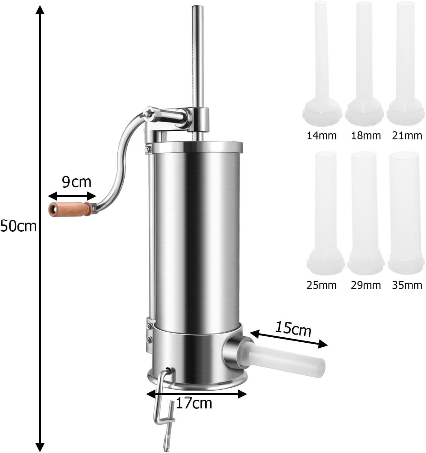 6L 6 Tubes Sausage Stuffer Machine