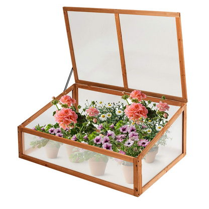 Wooden Cold Frame Greenhouse for Outdoor