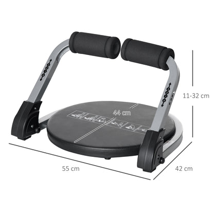 HOMCOM Abs Trainer, Ab Machine, Abs Workout Equipment, Whole Body Exercise Equipment for Home Gym