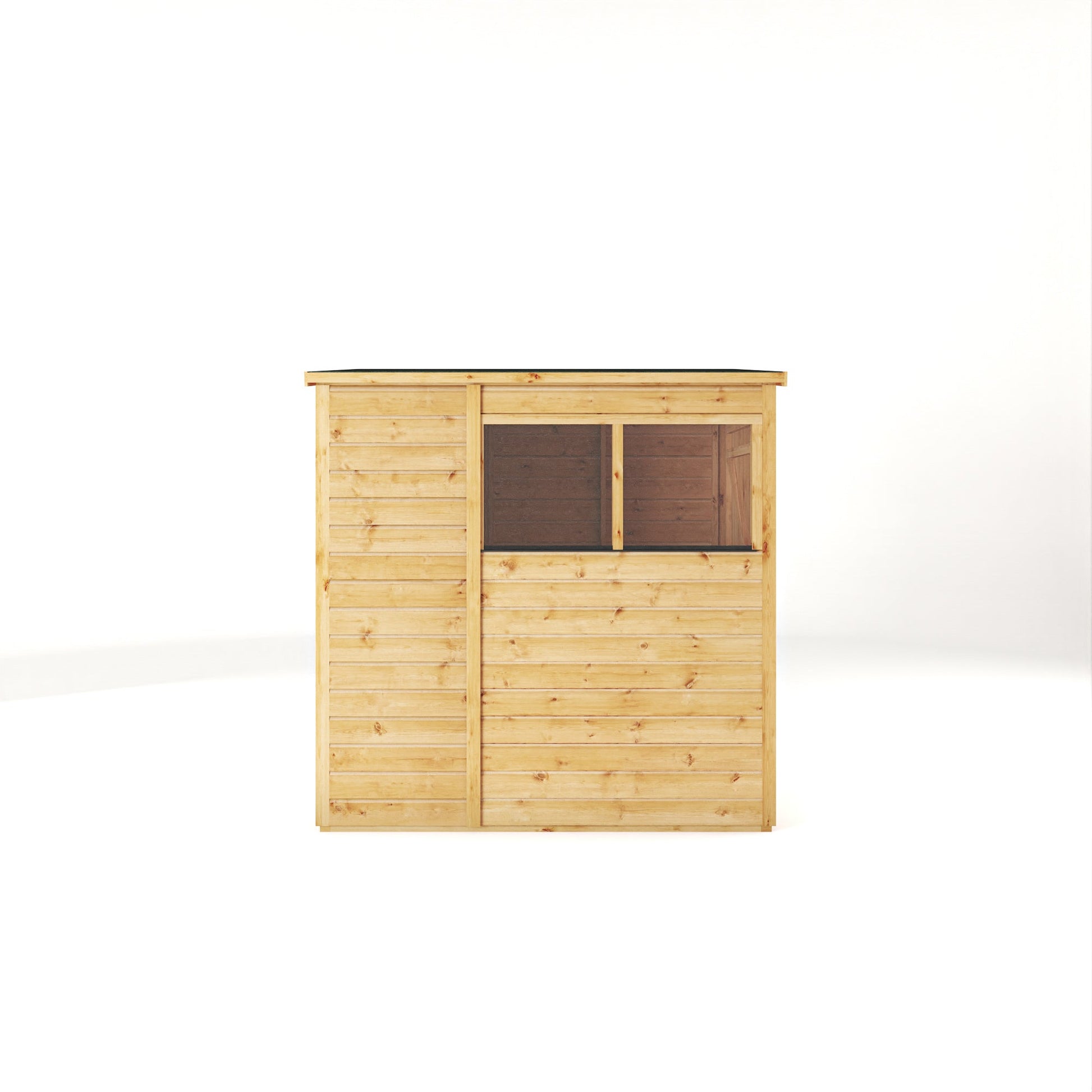 6 x 4 Woodsman Shiplap Pent - Styrene
