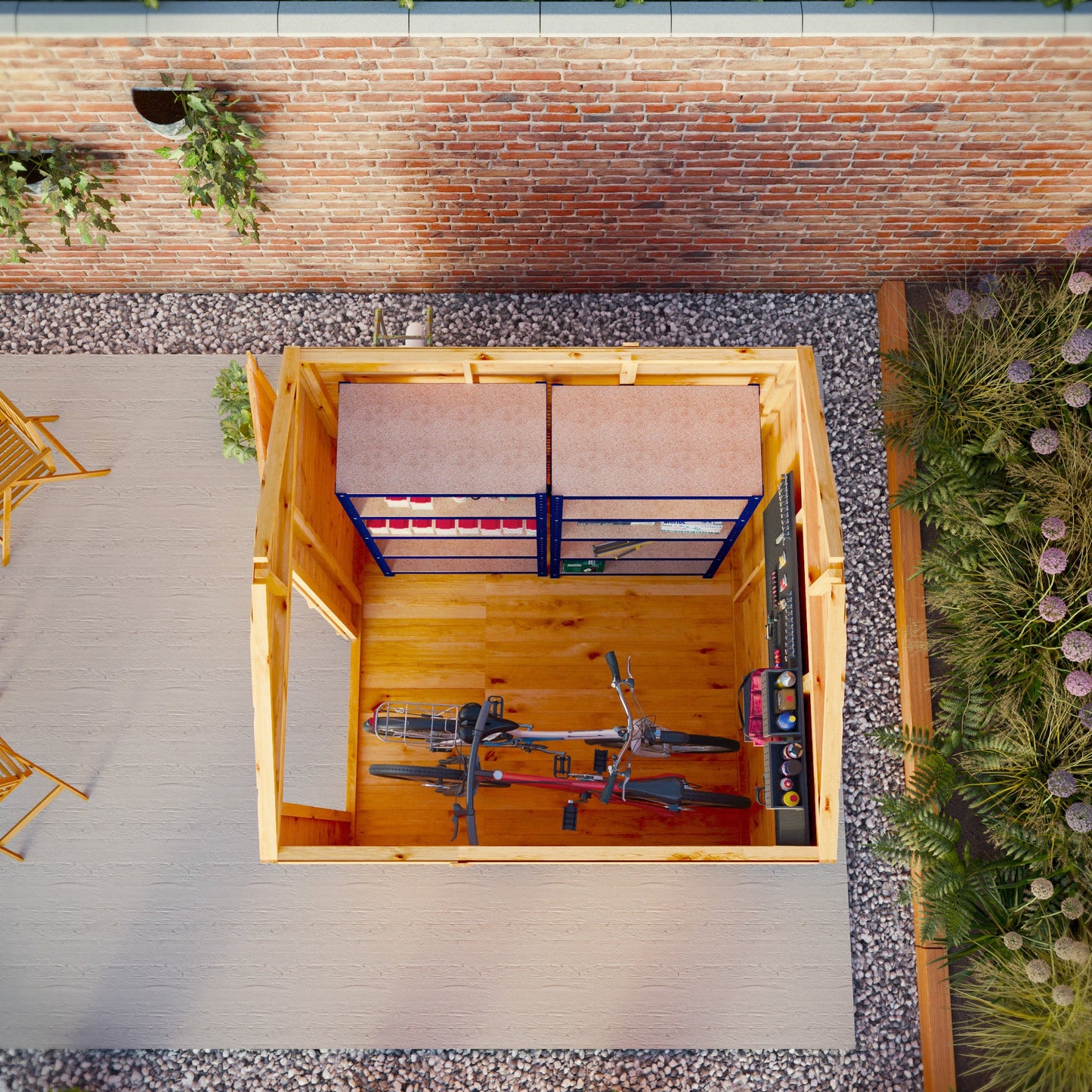 6 x 6 Woodsman Shiplap Apex - Styrene