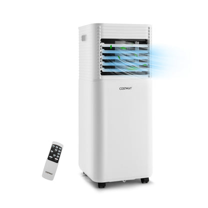 7000 BTU Portable Air Conditioner with 2 Wind Speeds and Timer-White