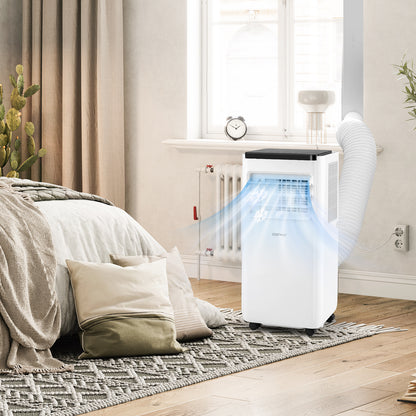 7000 BTU Portable Air Conditioner with Remote and Window Vent Kit-White