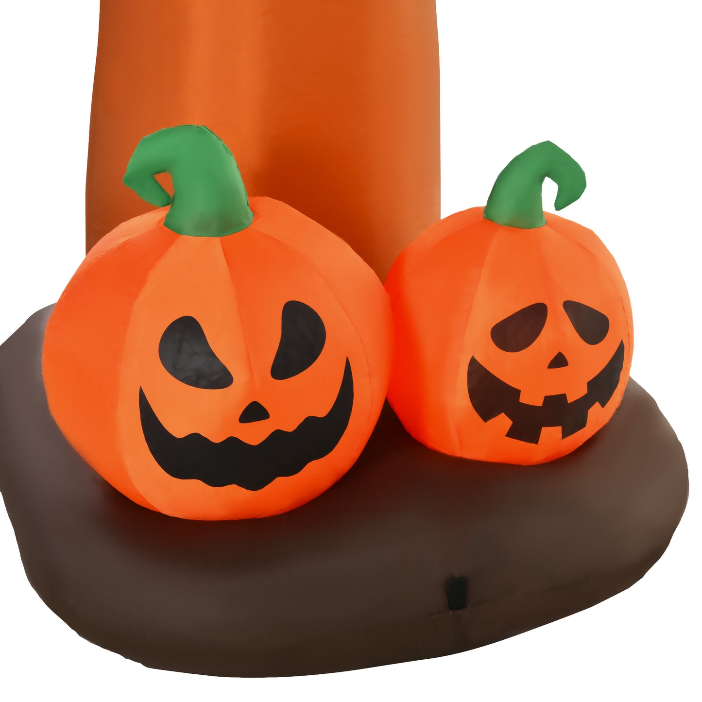 HOMCOM Next Day Delivery 2.7m Halloween Inflatable Tree with Ghost and Pumpkin, LED Lighted for Home Indoor Outdoor