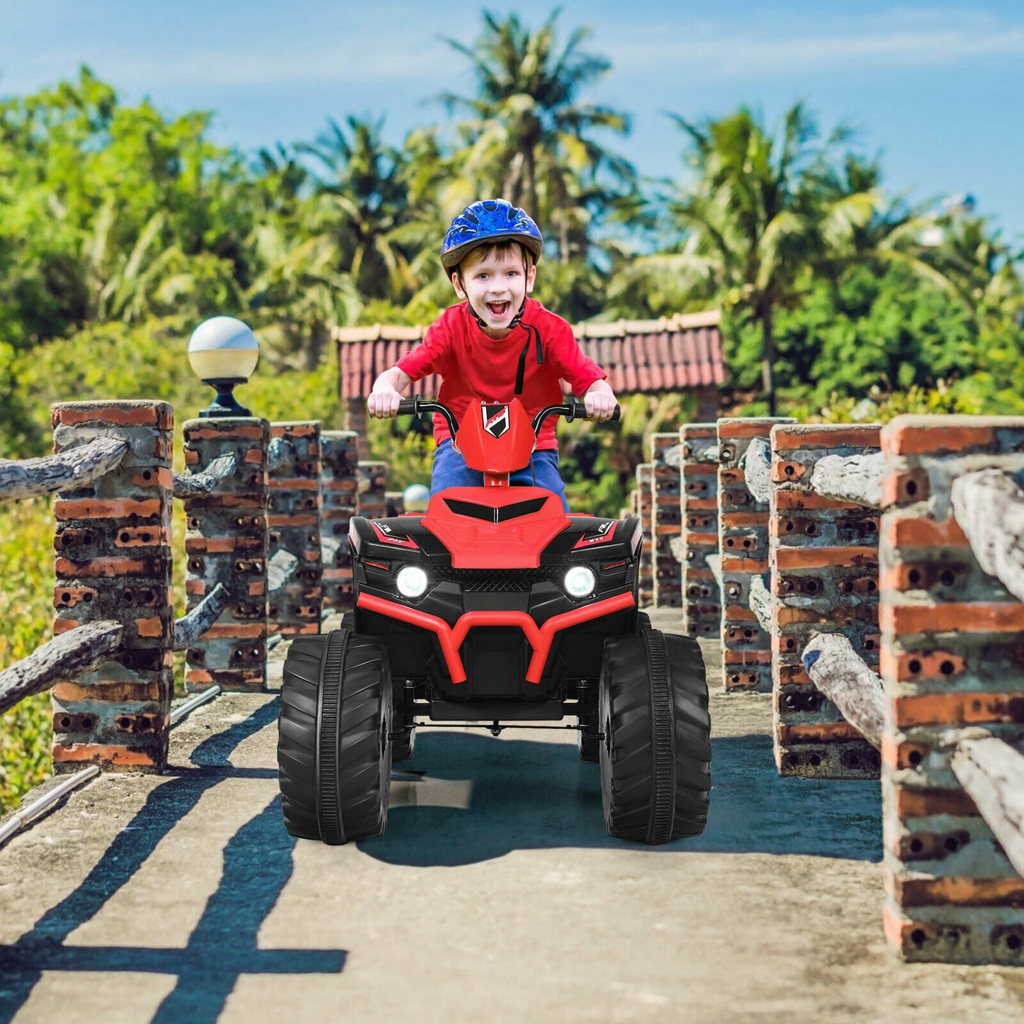 12v Electric Kids Ride On ATV / Quad Bike-Red