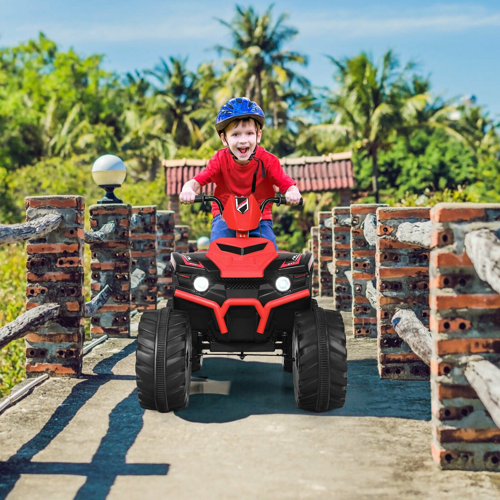 12v Electric Kids Ride On ATV / Quad Bike-Red