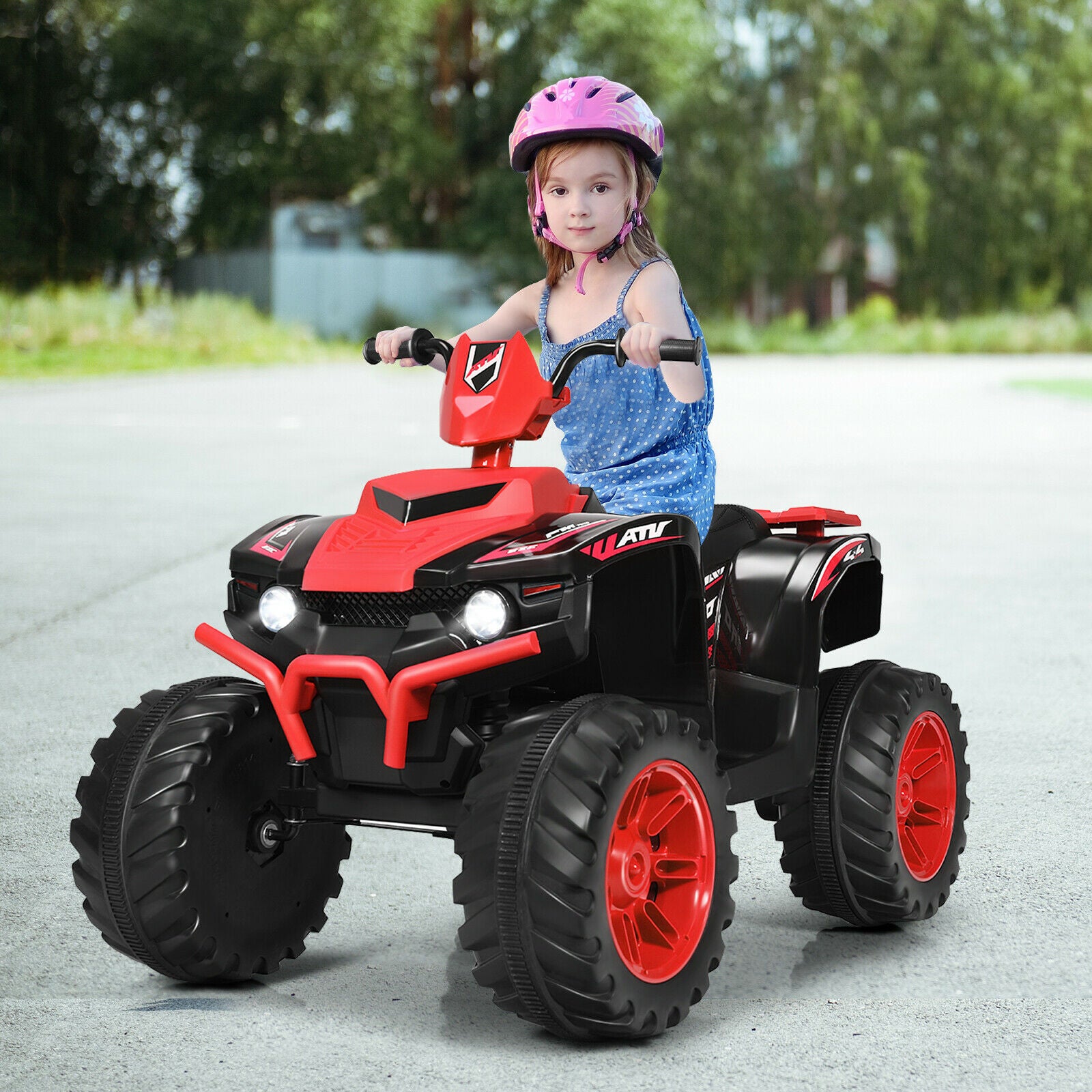 12v Electric Kids Ride On ATV / Quad Bike-Red