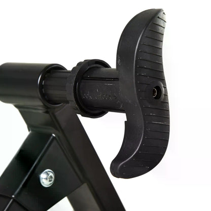 HOMCOM Foldable Indoor Bike Trainer Stationary Workout Stand,8 Level Magnetic Resistance, Black