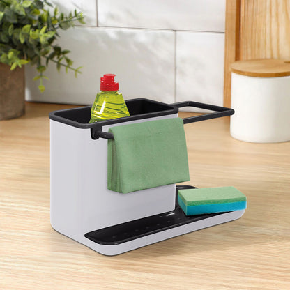 Kitchen Sponge Cloth Holder Sink Caddy Organizer