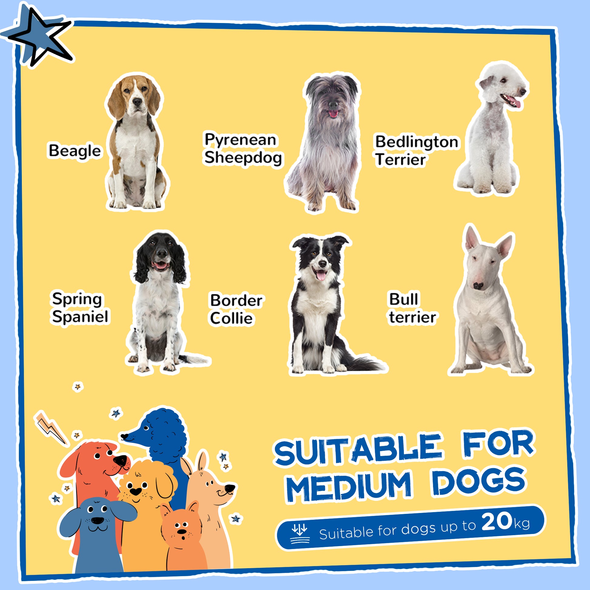 PawHut Wooden Dog Kennel with Removable Floor, Asphalt and Openable Roof, Large Window, for Large Dogs, Yellow