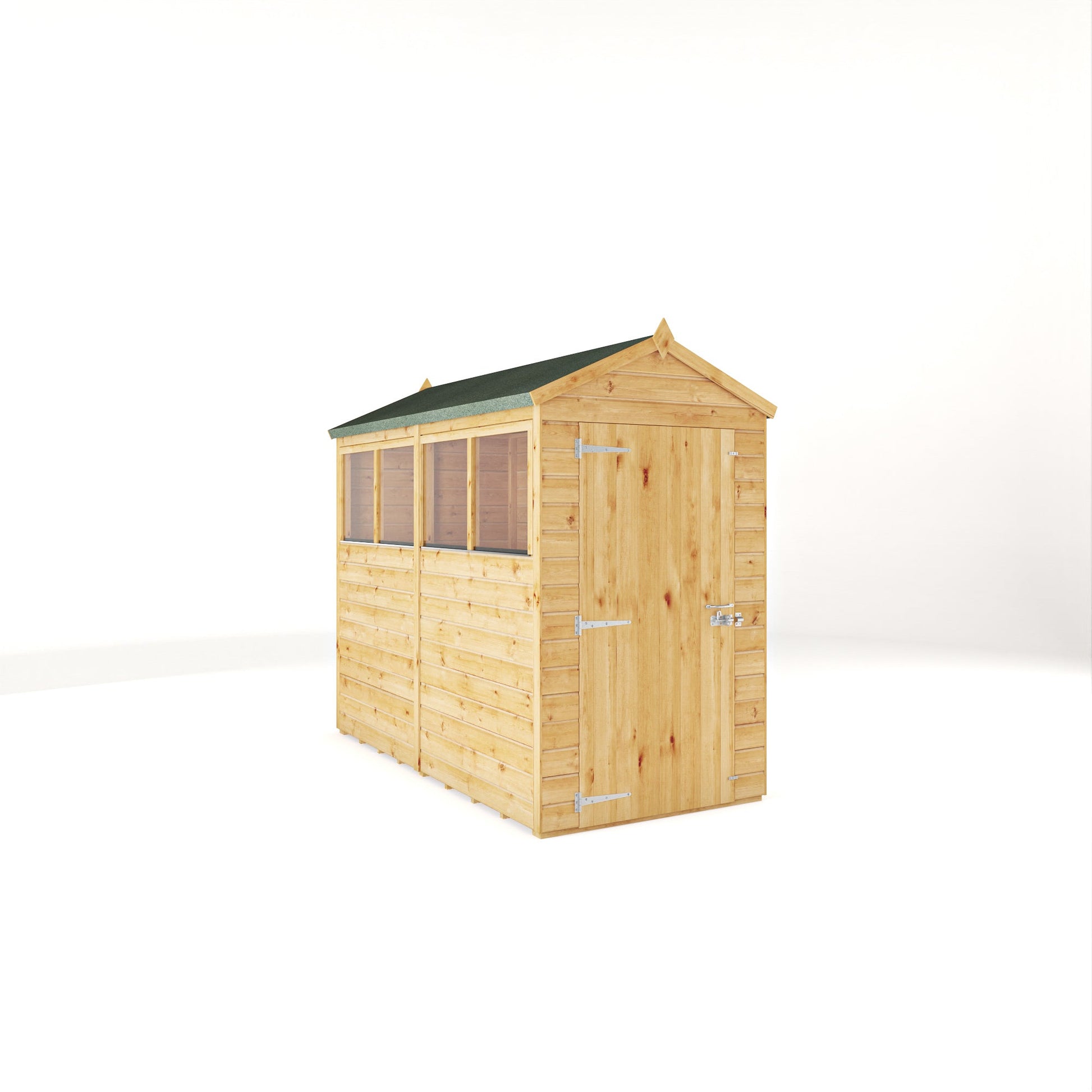 8 x 4 Woodsman Shiplap Apex - Styrene