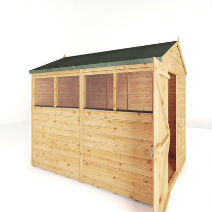8 x 6 Woodsman Shiplap Apex - Styrene
