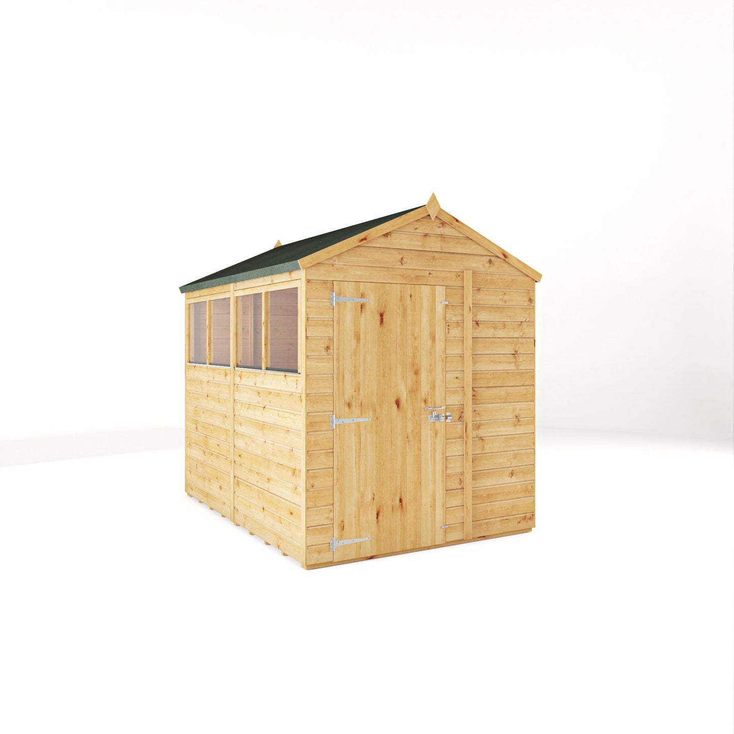 8 x 6 Woodsman Shiplap Apex - Styrene