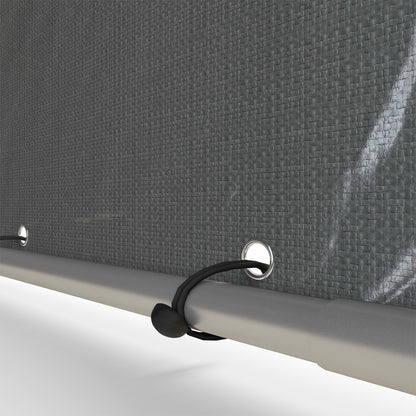 Outsunny 1.6 x 2.2m Garden Storage Shed Tent, with Accessories - Light Grey