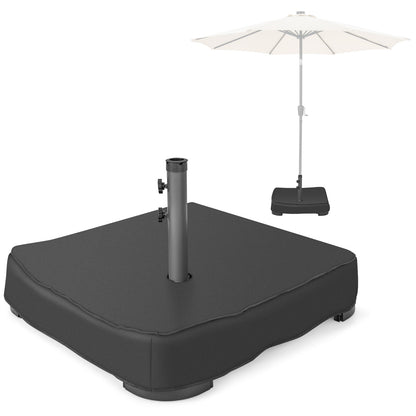 90 KG Patio Umbrella Base Large Outdoor Umbrella Stand with Sandbags