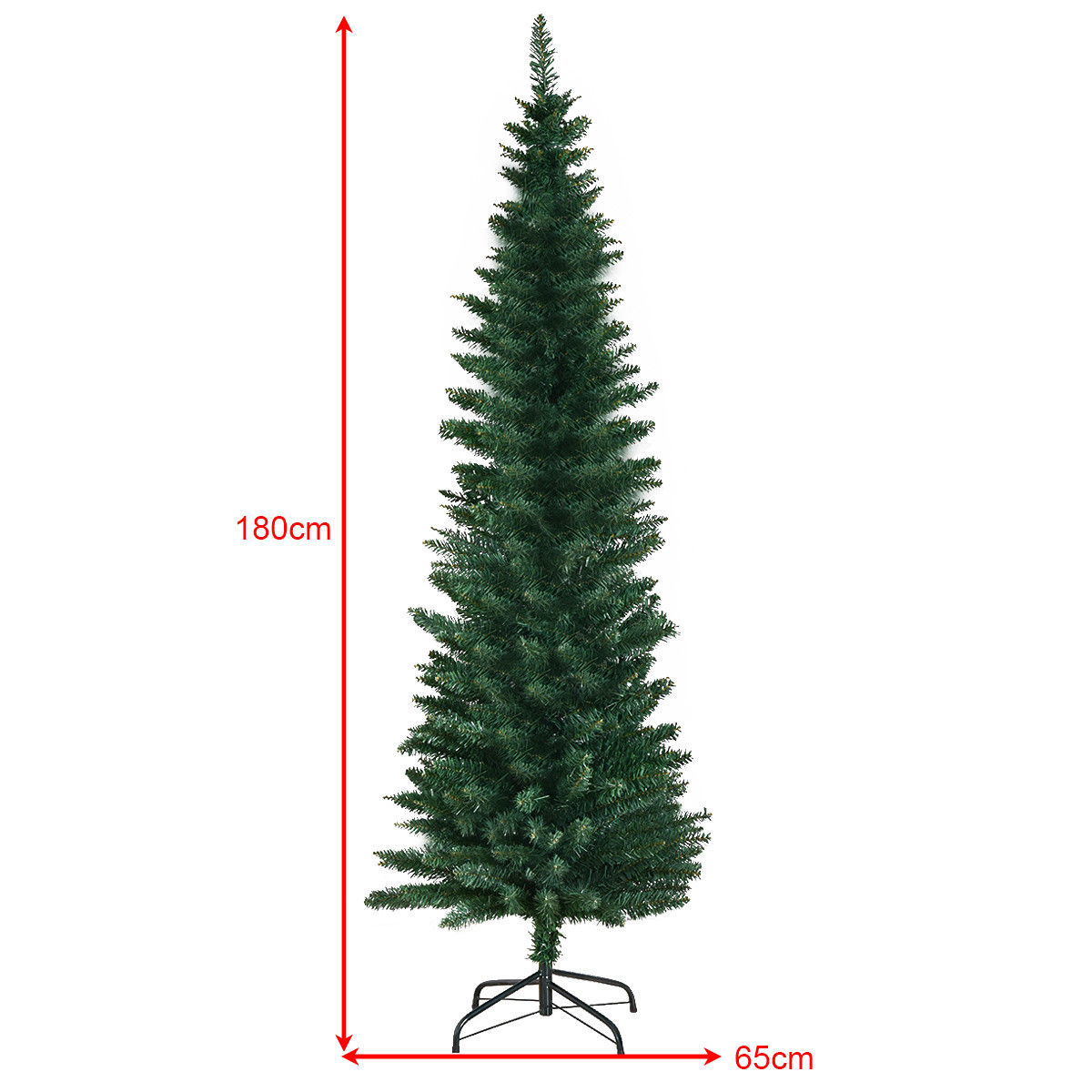 6FT 180CM Artificial Christmas Tree  for Small Room