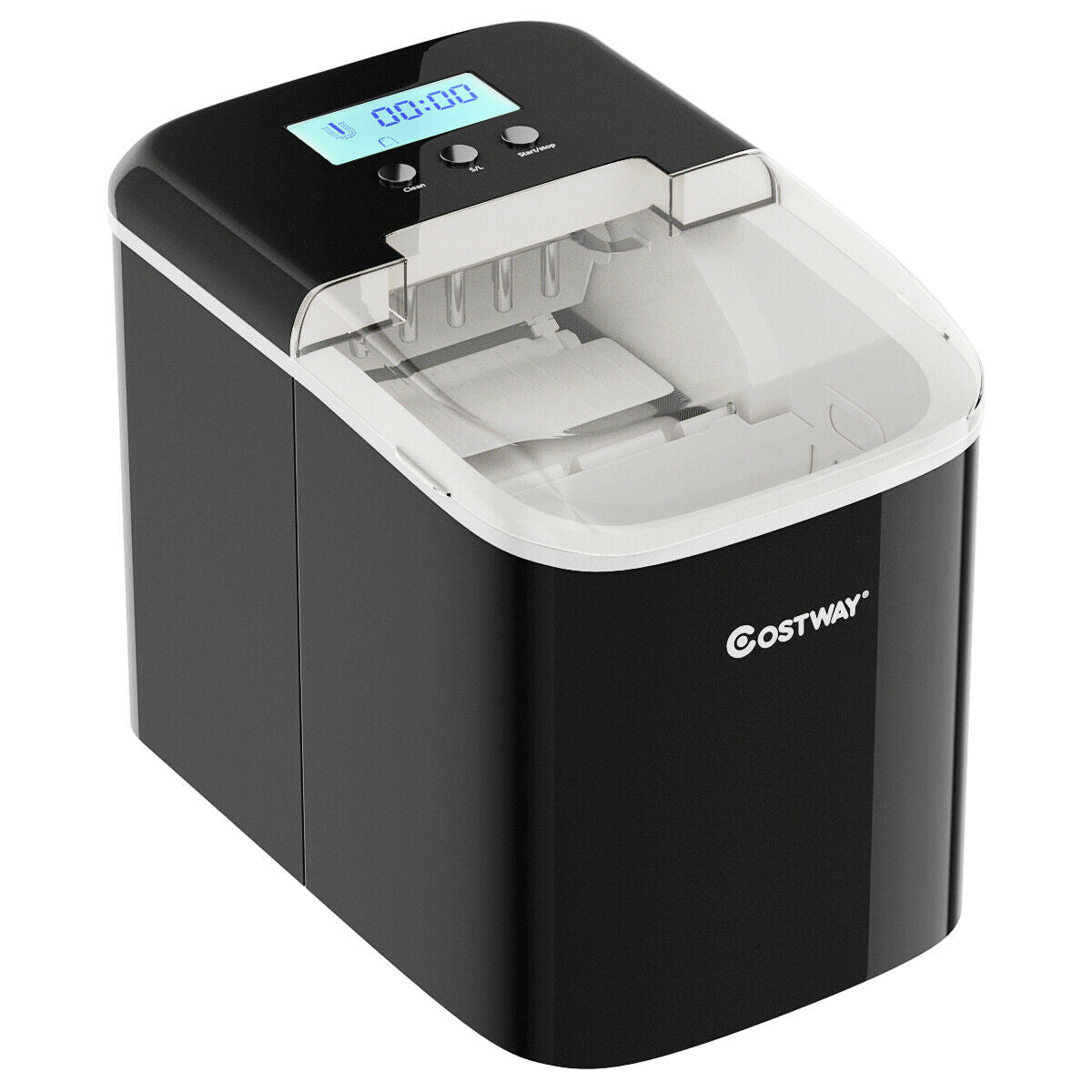 2.1L Automatic Electric Ice Cube Maker Counter Top-Black