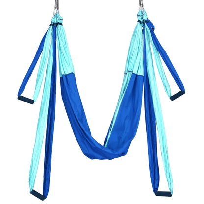 Aerial Yoga Swing with Three Different Lengths of Handle-Dark Blue