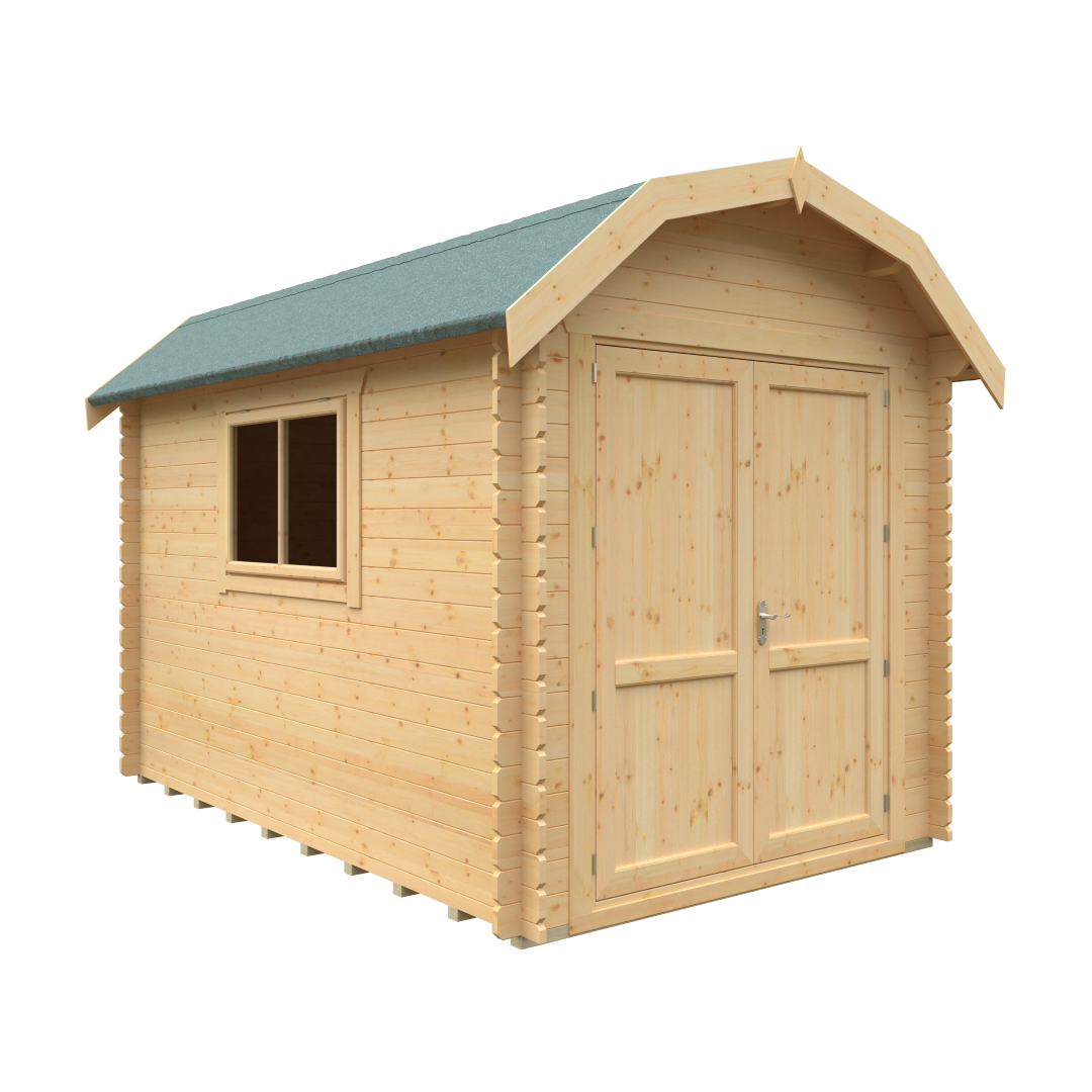 GardenArch 12x8 Barn Wooden Shed