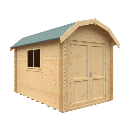 GardenArch 12x8 Barn Wooden Shed
