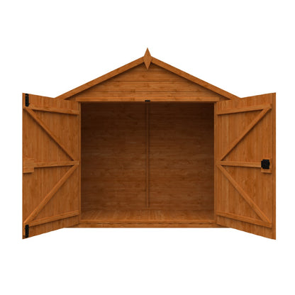 GardenArch 3x7 Apex Compact Wooden Shed
