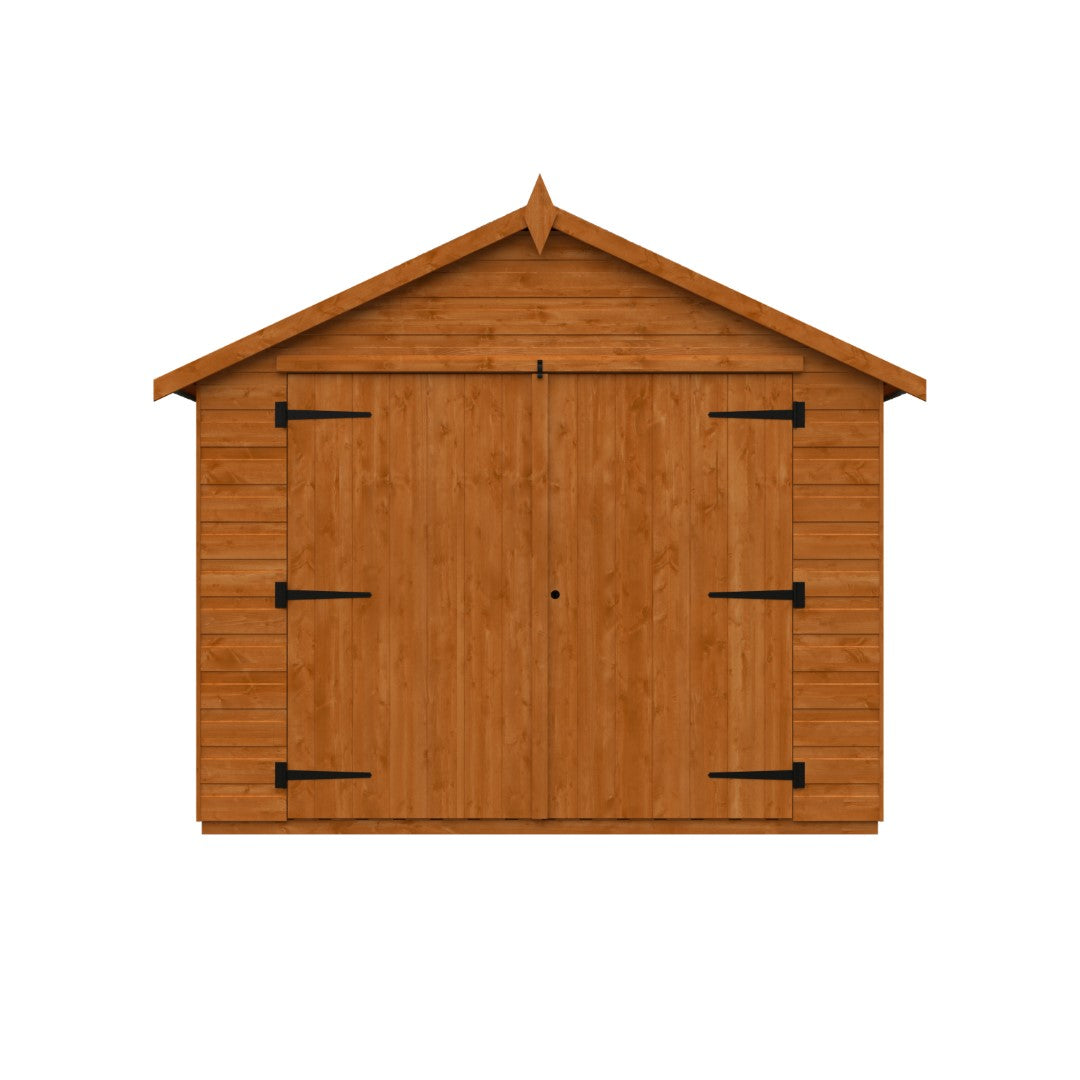 GardenArch 3x7 Apex Compact Wooden Shed