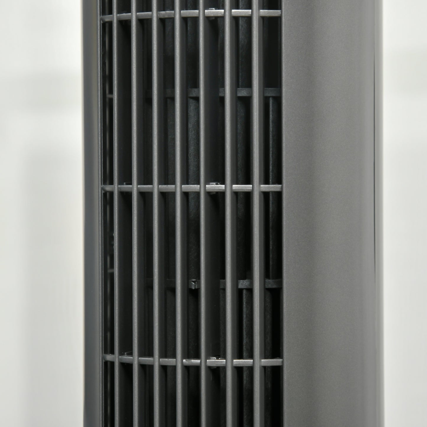 HOMCOM 46" Tower Fan Cooling with Ionizer, Air Filter, Oscillating, 3 Speed, 12h Timer, Remote Controller, for Bedroom, Grey