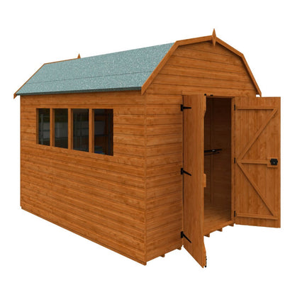 GardenArch 10x8 Barn Wooden Shed
