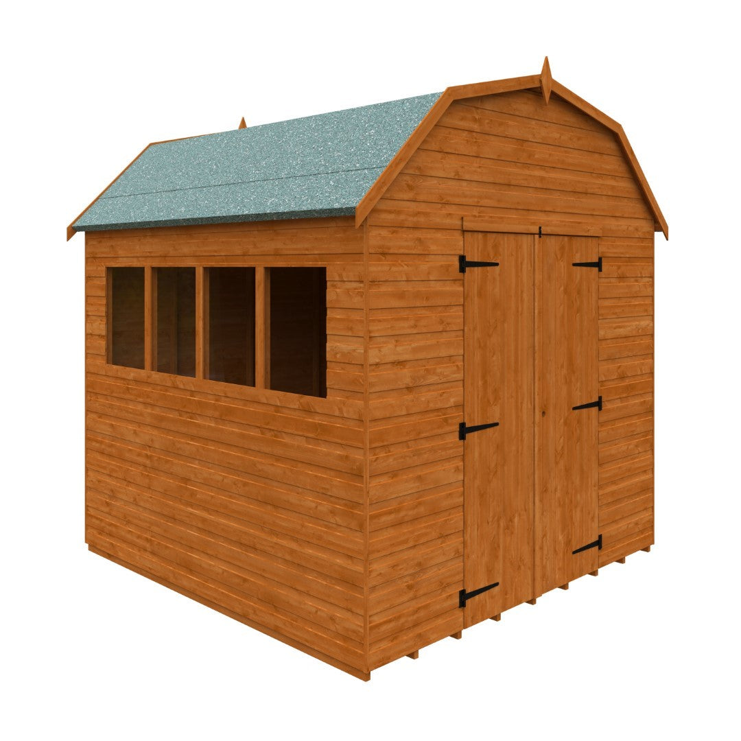 GardenArch 8x8 Barn Wooden Shed