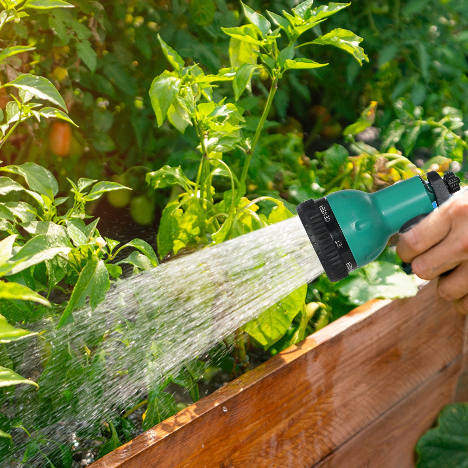 Outsunny Retractable Hose Reel Wall Mounted, 20+2m Garden Hose Pipe Reel with Lock, Auto Rewind, 7 in 1 Spray Nozzle, Includes Wall Fixings, 180° Swivel, Outdoor Watering, Light Grey