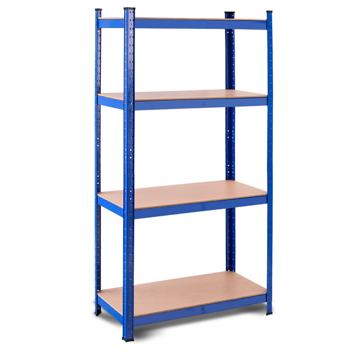 4-Tier Adjustable Multipurpose Storage Shelves for Garage-Blue