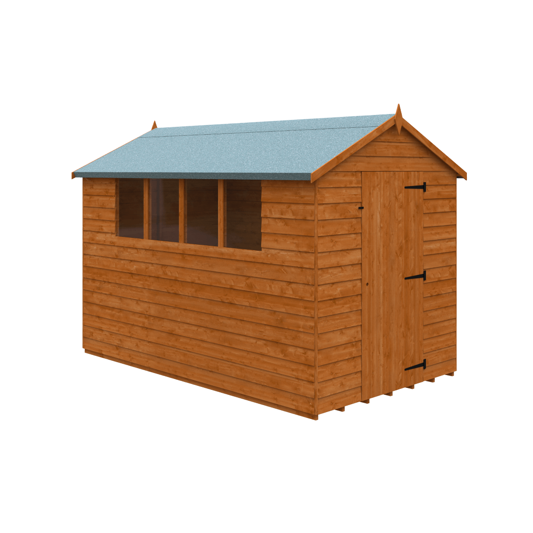 GardenArch 10x6 Budget Apex Wooden Shed