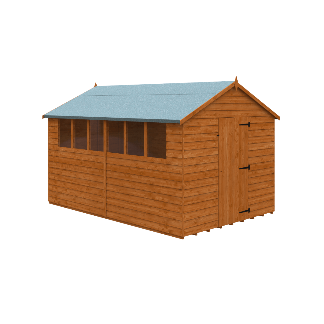 GardenArch 12x8 Budget Apex Wooden Shed