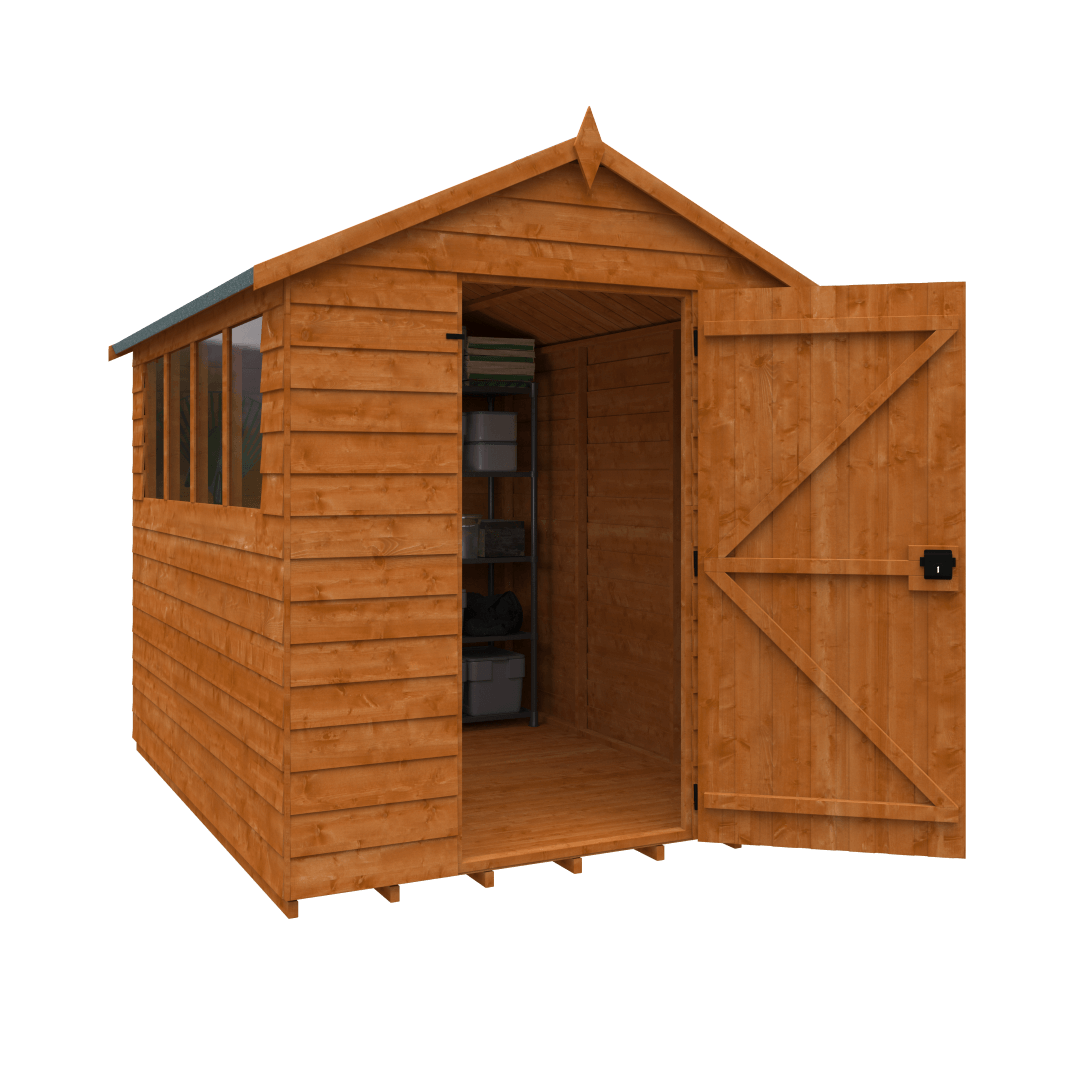 GardenArch 8x6 Budget Apex Wooden Shed