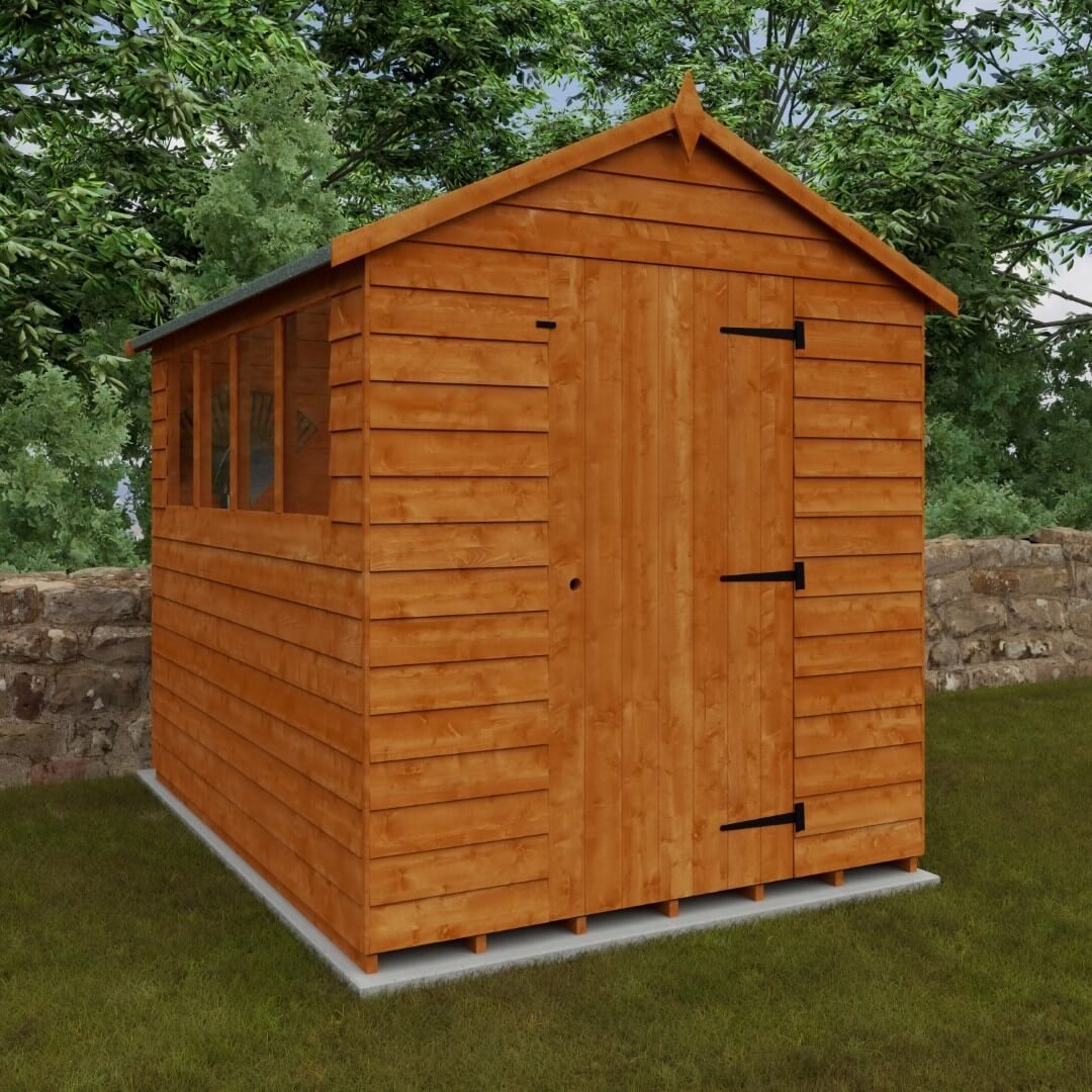 GardenArch 8x6 Budget Apex Wooden Shed