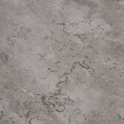 HOMCOM 2 Tier Round Side End Table Coffee Desk with Divided Shelves Tea Table Storage Unit Living Room Organiser with Wheels - Cement colour