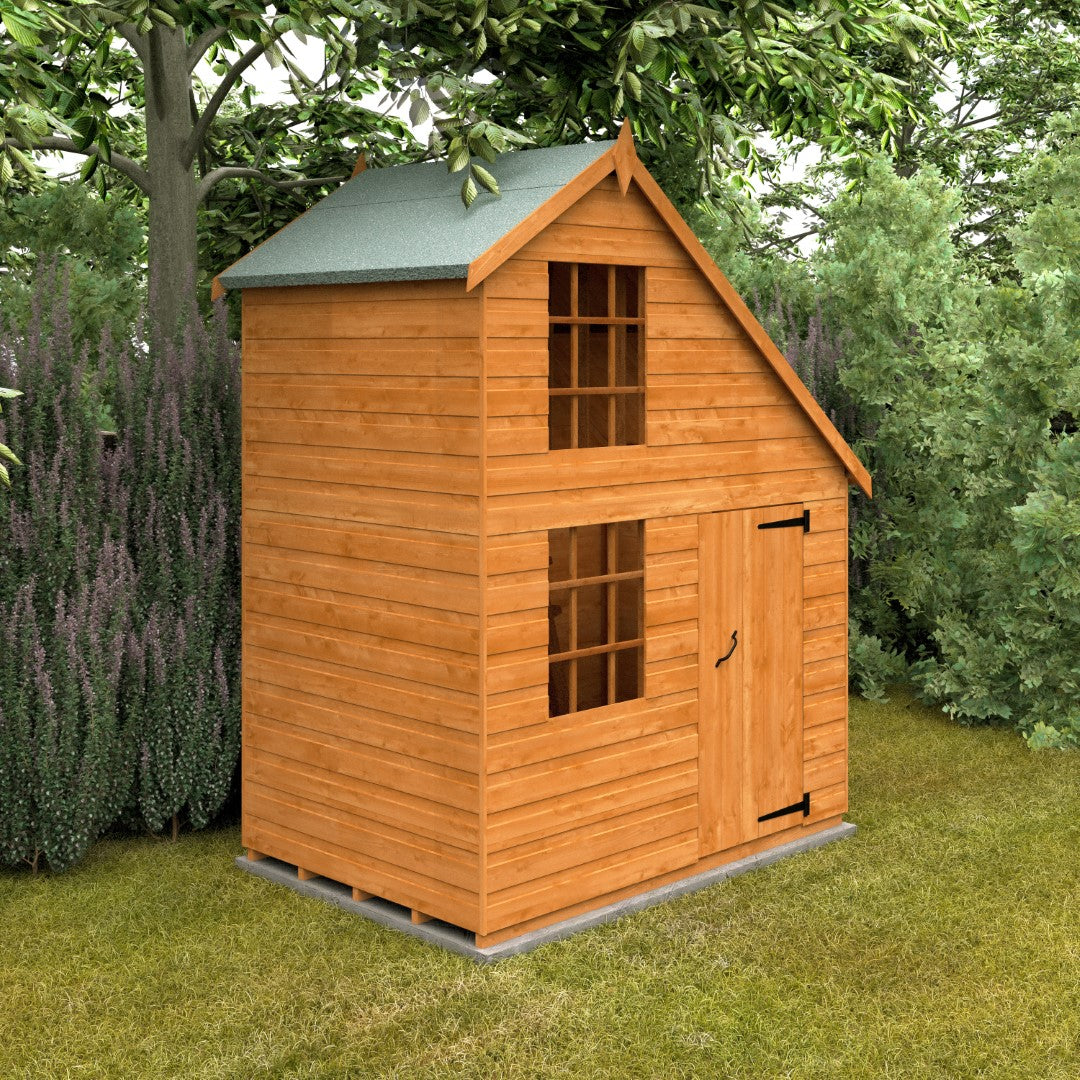GardenArch 4x6 Clubhouse Wooden Shed