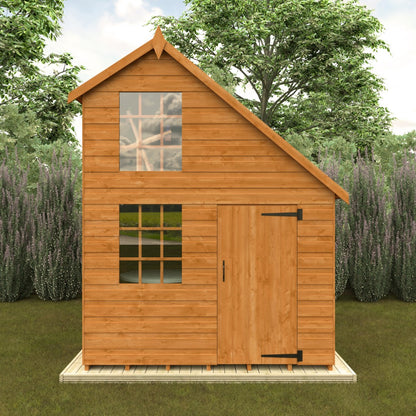 GardenArch 8x6 Clubhouse Wooden Shed