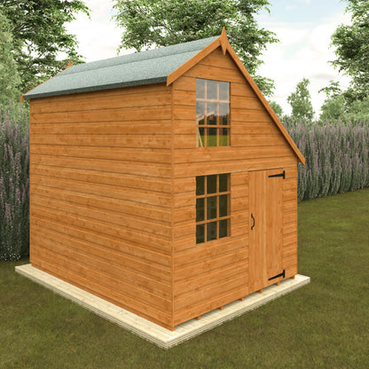 GardenArch 8x6 Clubhouse Wooden Shed