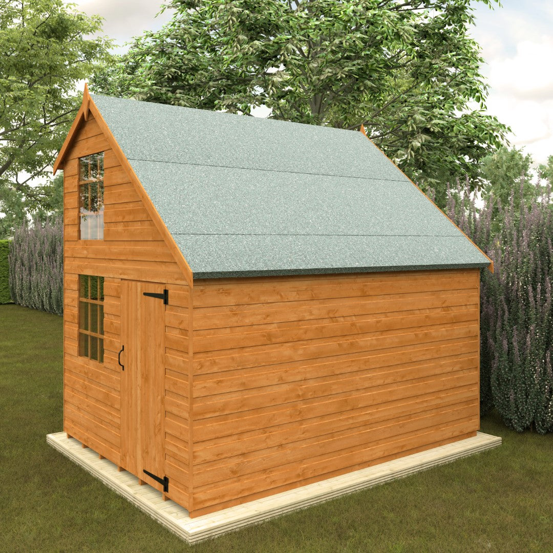 GardenArch 8x6 Clubhouse Wooden Shed